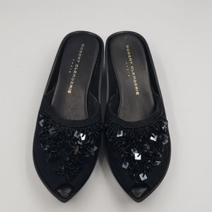 Robert Clergerie Paris Size 6.5 embellished clogs